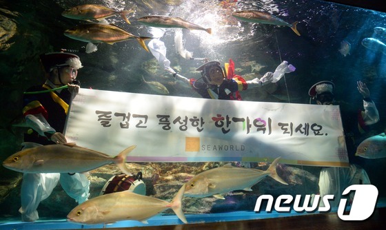 喜迎中秋 水中民俗秀將亮相63大廈水族館