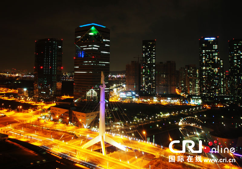 仁川，越夜越美麗 攝影：祁音