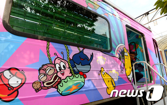 Larva卡通地鐵列車將亮相首爾地鐵二號線（組圖）