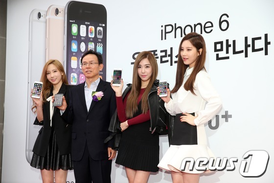 iPhone6“襲”韓 運營商攜手“果粉”熱情迎接（組圖）