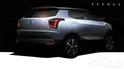 韓國雙龍汽車公開全新SUV車型“Tivoli”（圖）