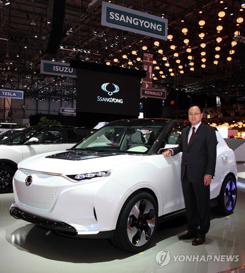 韓國雙龍汽車最新SUV“Tivoli”亮相日內(nèi)瓦車展【組圖】