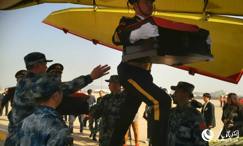 中韓舉行新一批68具志愿軍烈士遺骸交接儀式【高清組圖】