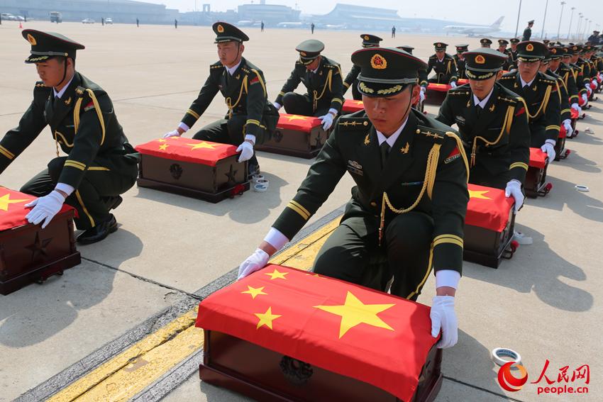 第二批68具在韓志愿軍烈士遺骸今日迎接回國(guó)【高清組圖】
