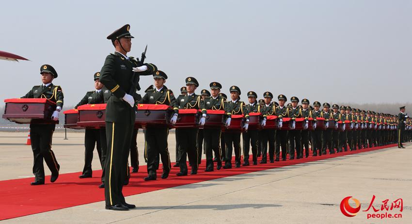 第二批68具在韓志愿軍烈士遺骸今日迎接回國【高清組圖】