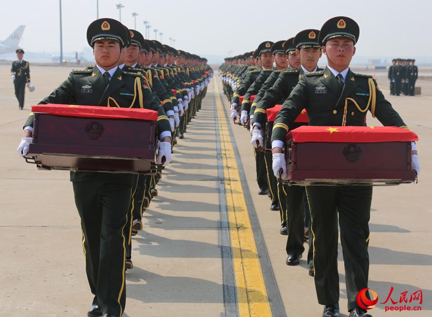 第二批68具在韓志愿軍烈士遺骸今日迎接回國【高清組圖】