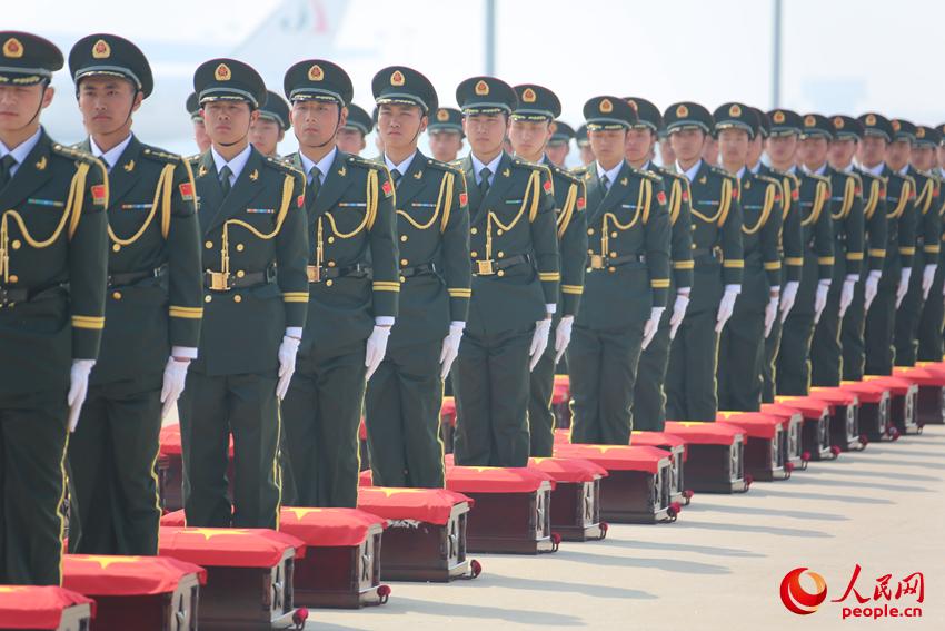 第二批68具在韓志愿軍烈士遺骸今日迎接回國【高清組圖】