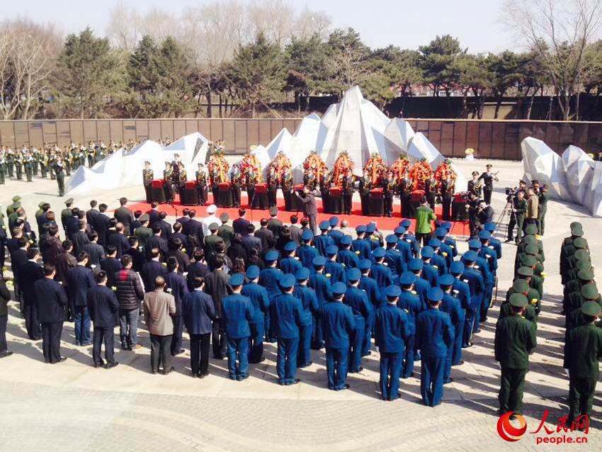 第二批68名在韓志愿軍烈士忠骨安葬儀式在沈陽舉行（組圖）