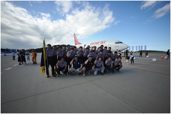平昌阿爾卑斯度假村獲得拉飛機(jī)比賽冠軍。（圖片提供：江原道道廳）