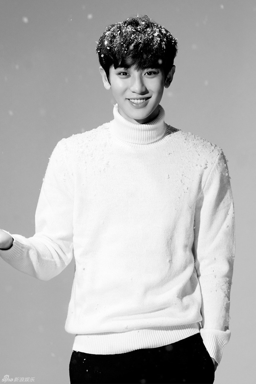 EXO化身各色雪中美男 《Sing For You》黑白預(yù)告照發(fā)布 （組圖）