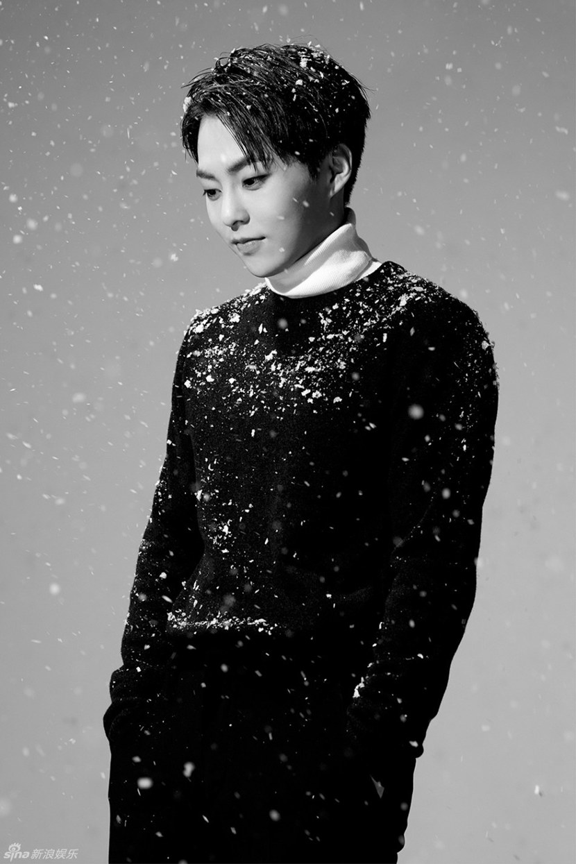 EXO化身各色雪中美男 《Sing For You》黑白預(yù)告照發(fā)布 （組圖）