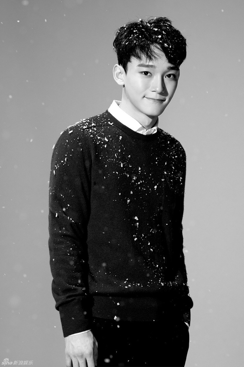 EXO化身各色雪中美男 《Sing For You》黑白預告照發(fā)布 （組圖）