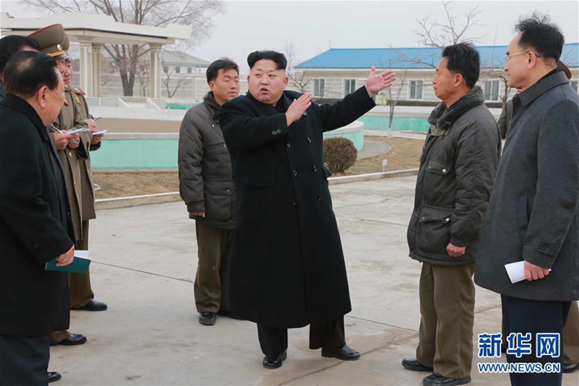 金正恩視察朝鮮三泉鲇魚廠