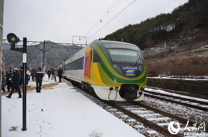 火車旅行是當(dāng)下韓國最熱門的一種出行方式。 李美林 攝