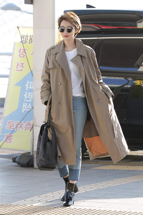 少女時代允兒秀英徐賢樸信惠秀智 跟韓國女星學早春風衣穿搭術【組圖】