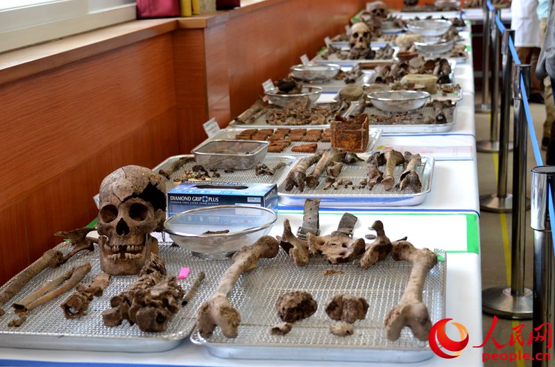中韓雙方今日舉行第三輪在韓中國人民志愿軍烈士遺骸裝殮儀式