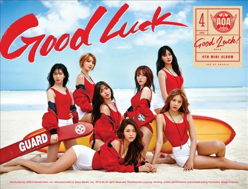AOA《Good Luck》人氣高 橫掃韓國(guó)音樂(lè)排行榜（圖）