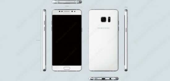 最大一次進(jìn)化！三星Galaxy Note 6渲染圖曝光（組圖）