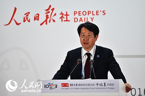 韓國中央日報(bào)發(fā)行人金教俊致辭