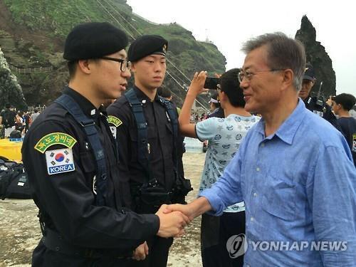 韓最大在野黨前黨首登韓日爭(zhēng)議島嶼
