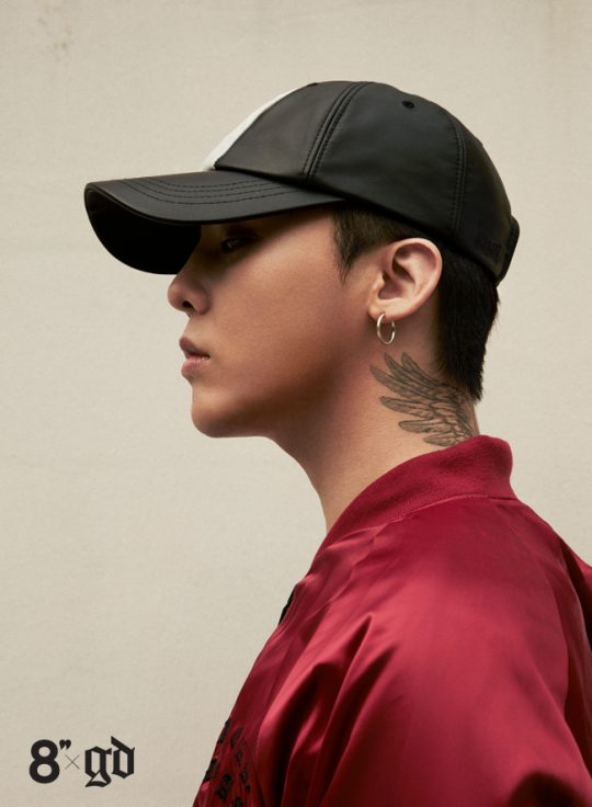 Bigbang權(quán)志龍新代言寫(xiě)真休閑潮范 頸部紋身?yè)岀R【組圖】