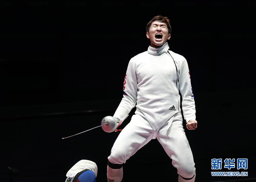 【里約奧運(yùn)】男子重劍個(gè)人賽：韓國選手樸尚永奪冠（組圖）