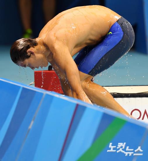 【里約奧運】韓國游泳名將樸泰桓100米自預賽黯然出局 難掩失落