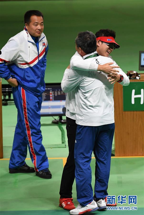 【里約奧運(yùn)】男子50米手槍：韓國選手秦鐘午奪冠