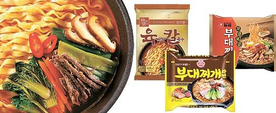 今年韓國(guó)方便面企業(yè)相繼推出了韓式口味的方便面，如牛肉湯口味、部隊(duì)湯口味等。