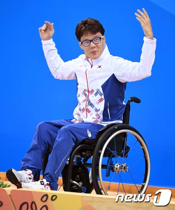 【里約殘奧會】韓國選手趙基成奪得男子100米自由泳金牌