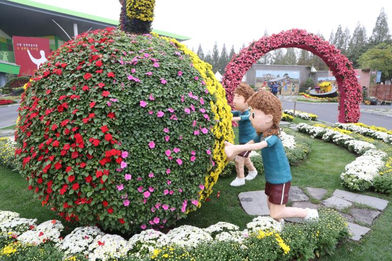 “高陽秋季鮮花慶典”開幕 百余種鮮花爭(zhēng)奇斗艷（組圖）