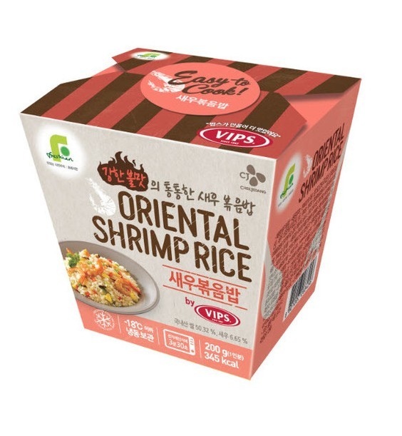 韓國希杰推出兩款盒裝速凍炒飯 加熱即食味更美