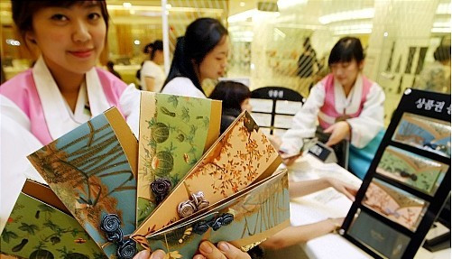 “商品券包裝”成韓國中秋打工首選