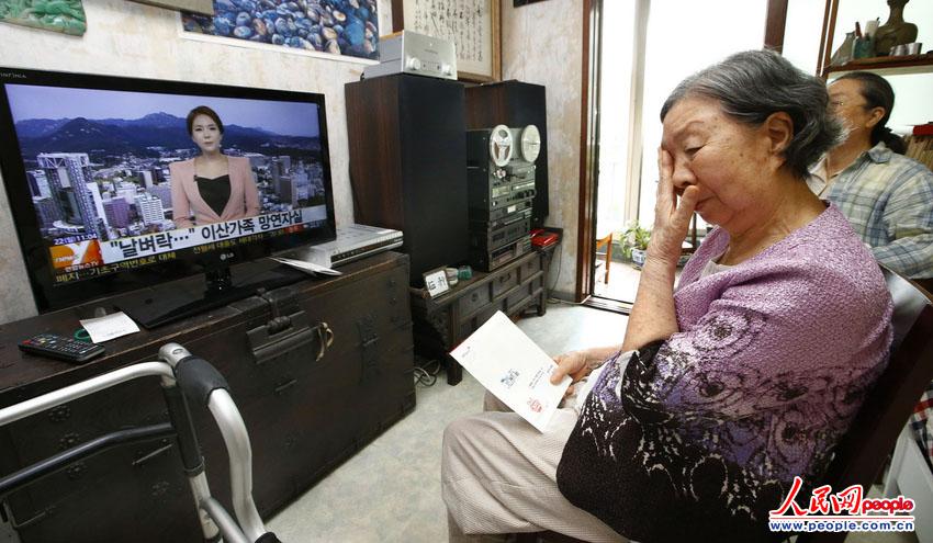 朝鮮推遲離散家屬團(tuán)聚 韓國(guó)83歲老婦遺憾落淚 圖片來(lái)源：東方IC 版權(quán)作品、請(qǐng)勿轉(zhuǎn)載